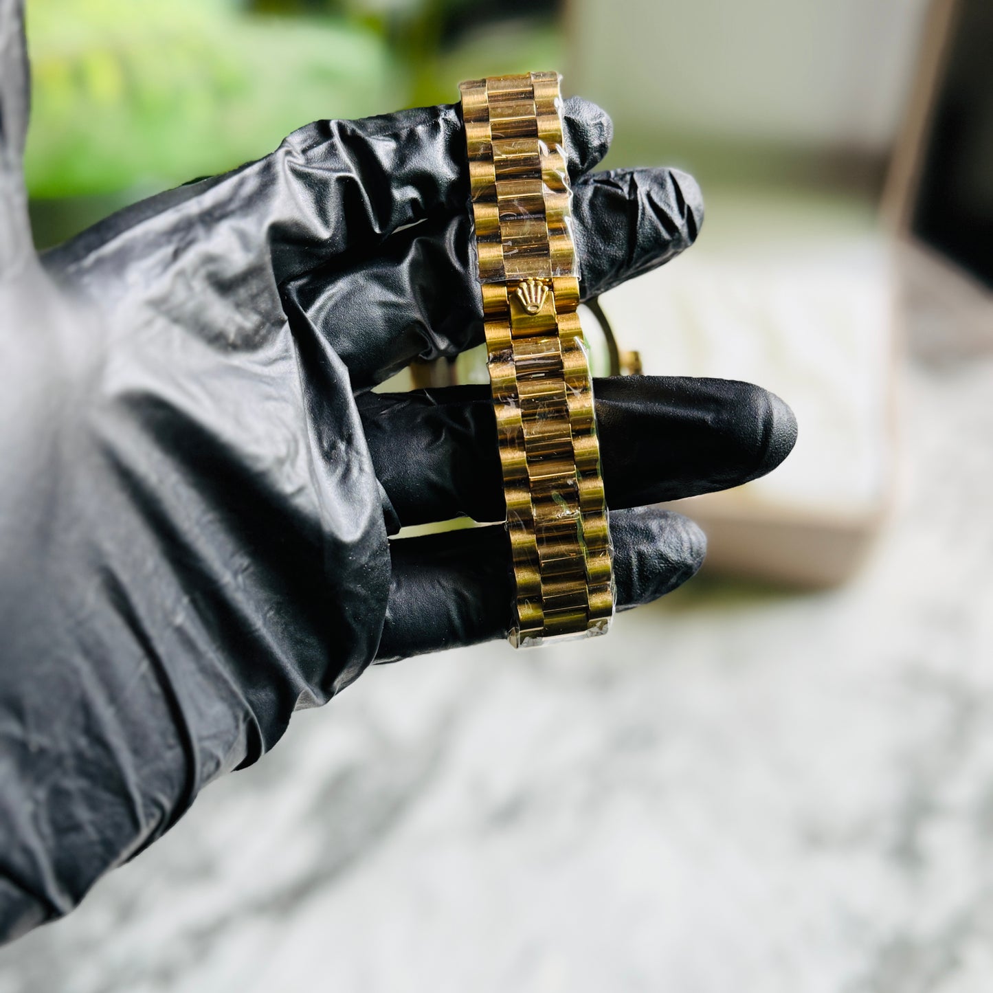 Rolex Full Golden Chain – White Dial