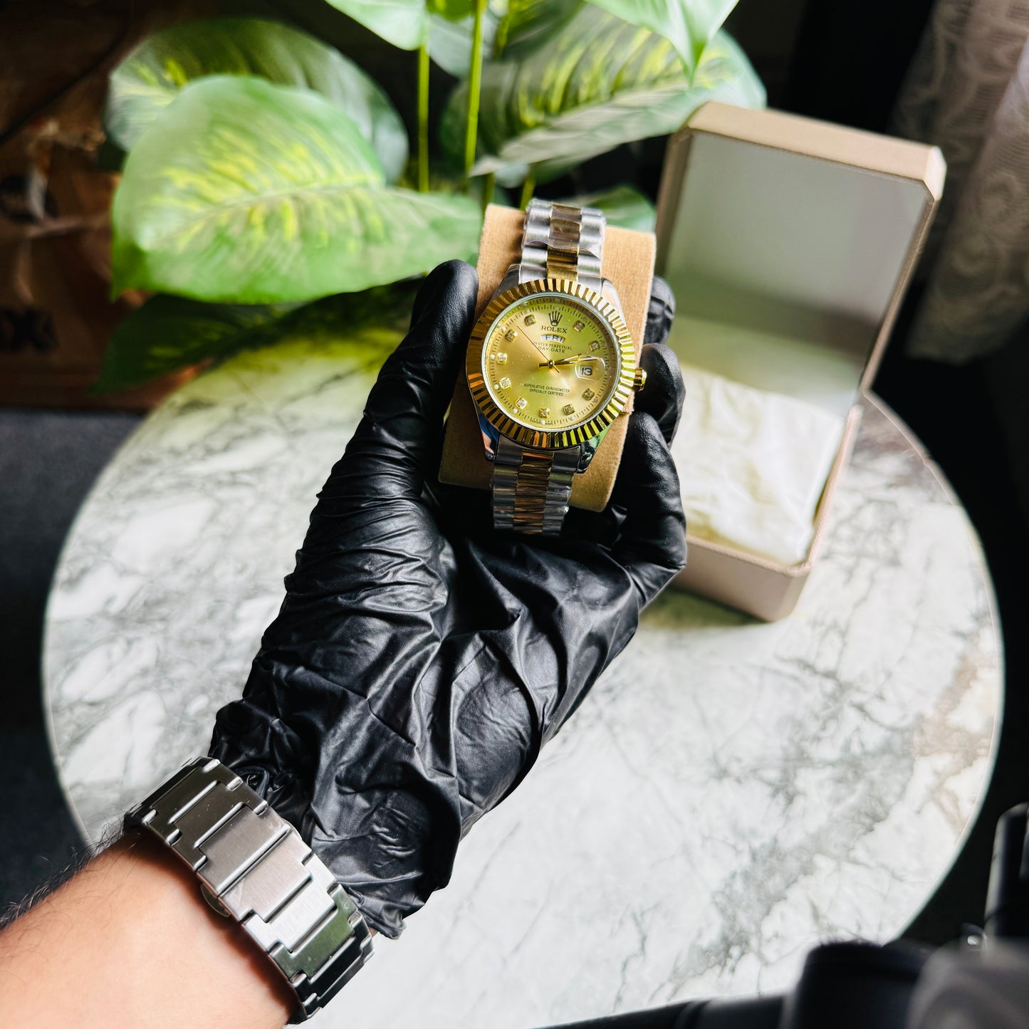 Rolex Stainless Steel 2-Tone – Golden Dial