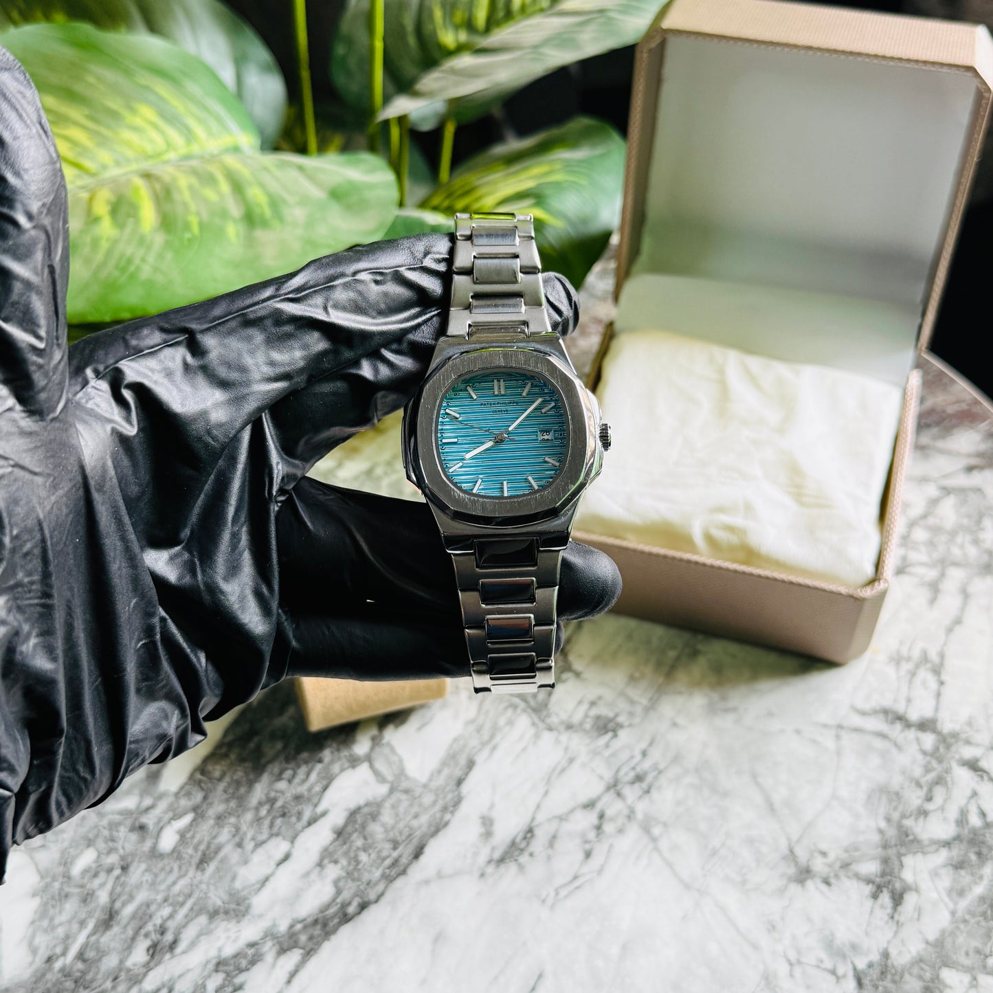 Patek Philippe Nautilus โ Sky Blue Dial