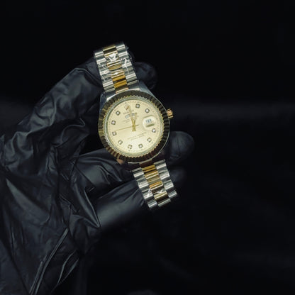 Rolex Stainless Steel 2-Tone – Golden Dial