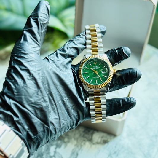 Rolex Stainless Steel 2-Tone – Green Dial