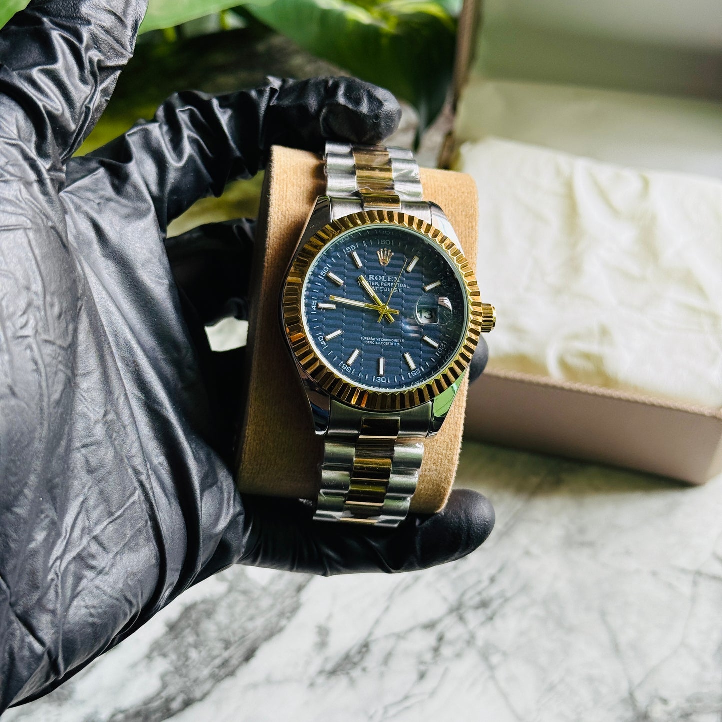 Rolex Stainless Steel 2-Tone – Blue Dial