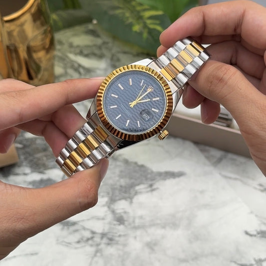 Rolex Stainless Steel 2-Tone – Blue Dial